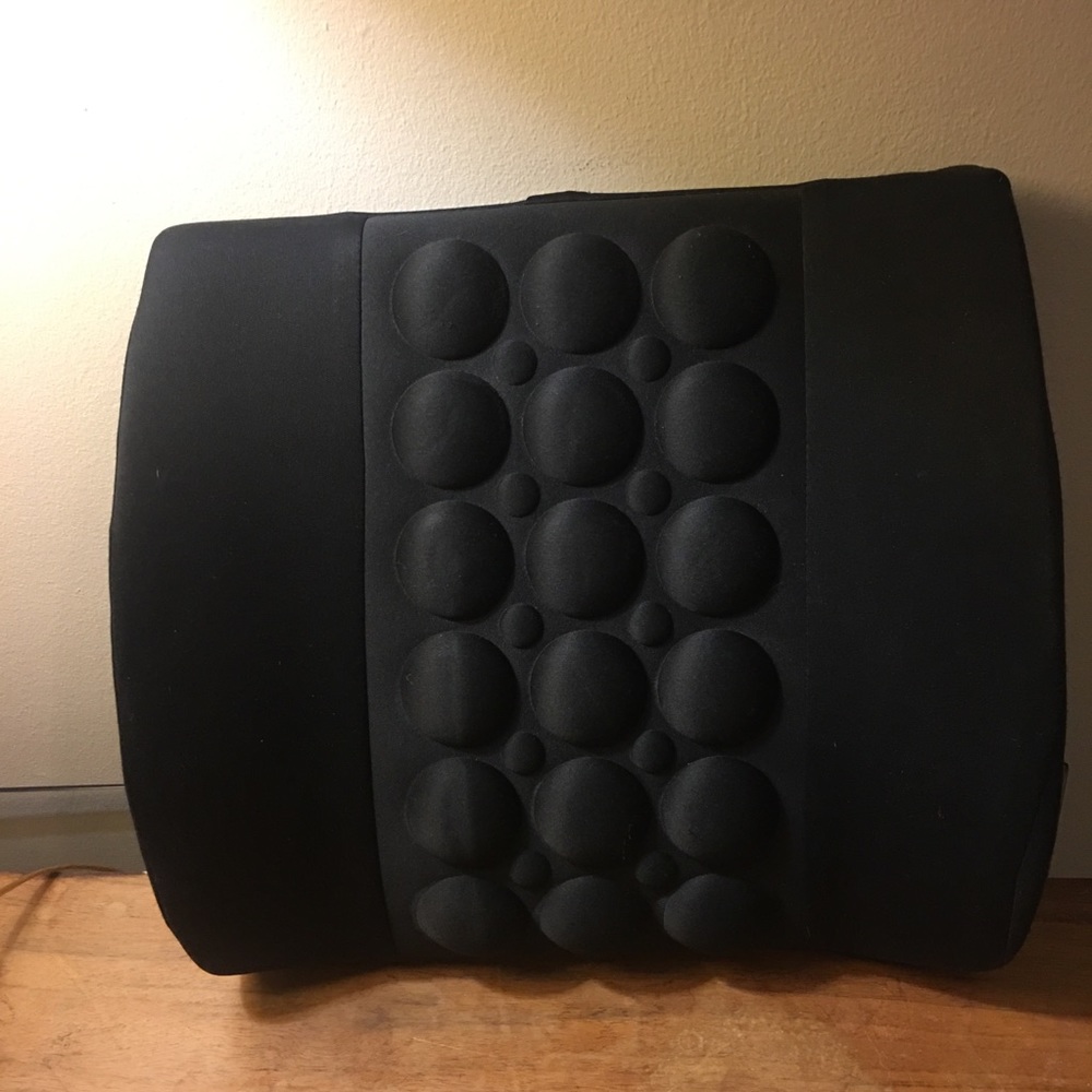 IMAK Back Pillow - black, clean, like new